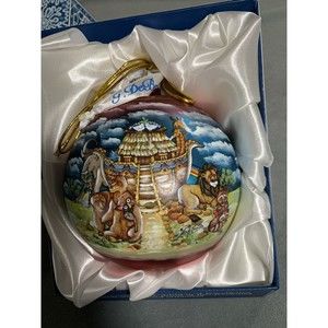 G Debrekht  Nativity Holiday Décor  73859 Glass Ornament Noah’s Ark